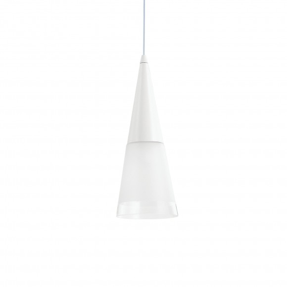 Ideal Lux 112459 Pendelleuchte 1x40W Cono Bianco | E14 - weiß