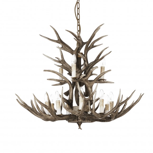 Ideal Lux 113975 Pendelleuchte Chalet 12x40W | E14