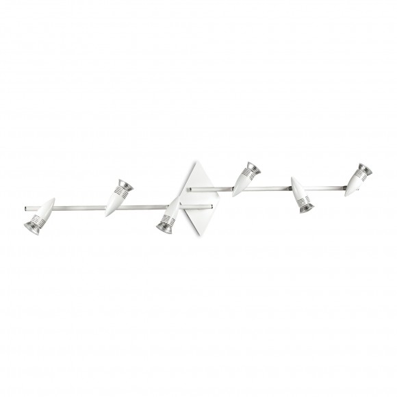 Ideal Lux 122748 Wand- und Spotleuchte 6x50W Alfa | GU10 - weiß