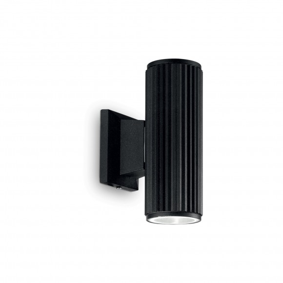 Ideal Lux 129433 Außenwandleuchte Base 2x28W| GU10 | IP44 - schwarz