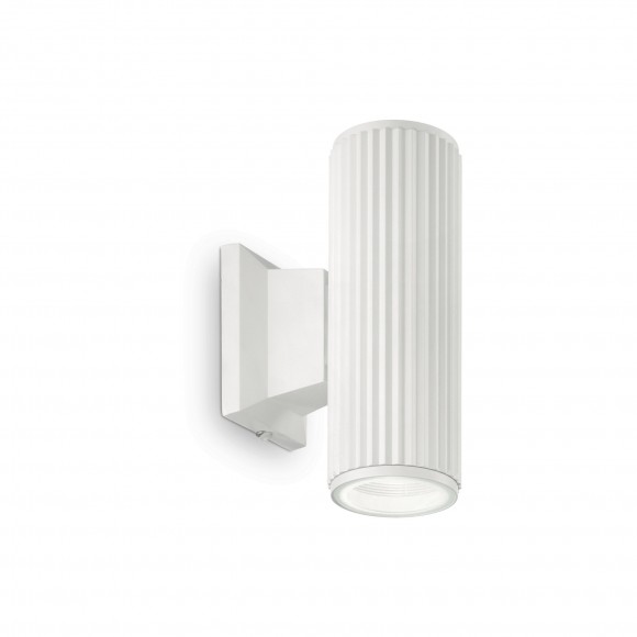 Ideal Lux 129457 Außenwandleuchte Base 2x28W| GU10 | IP44 - weiß