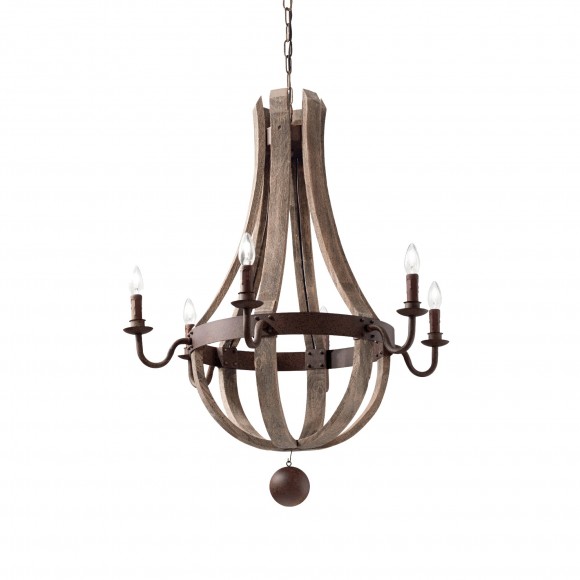 Ideal Lux 129693 Pendelleuchte Millennium 6x40W| E14
