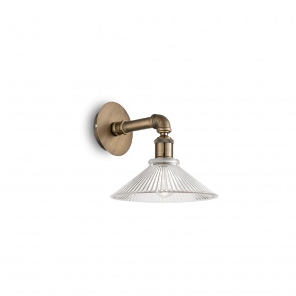Ideal Lux 140001 Wandleuchte Astrid 1x60W| E27 - bronze