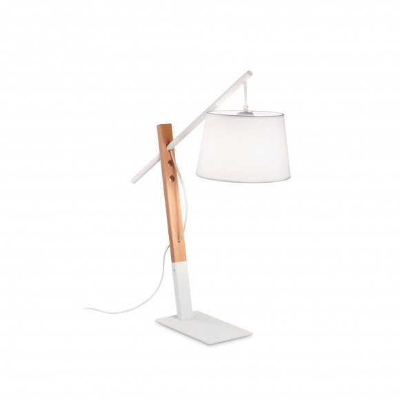Ideal Lux 207568 Tischleuchte Eminent 1x60W | E27 - weiß, Top-Design