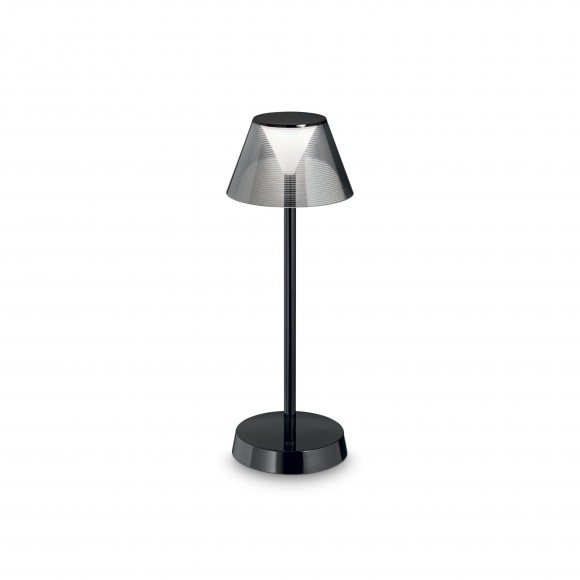 Ideal Lux 250274 Lolita Tischlampe mit Touch-Control-1x7W | 3000K | IP44 - schwarz