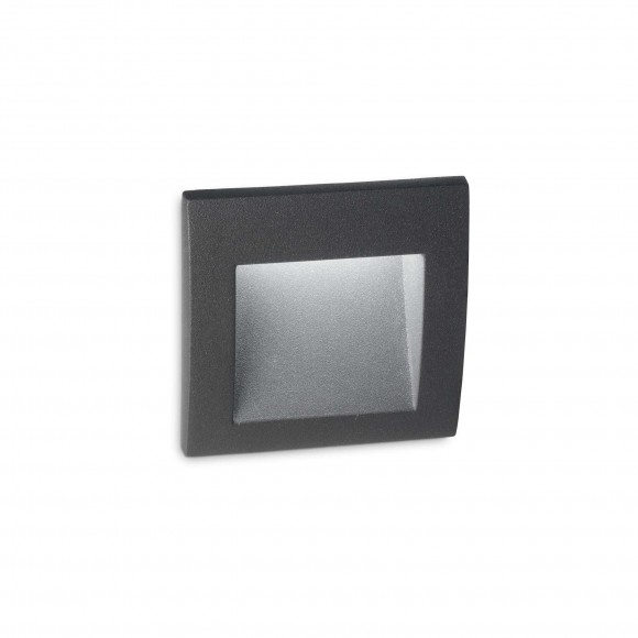 Ideal Lux 255521 LED Außen Wandleuchte Wire 1x15w | 60lm | 3000k | IP65 - schwarz