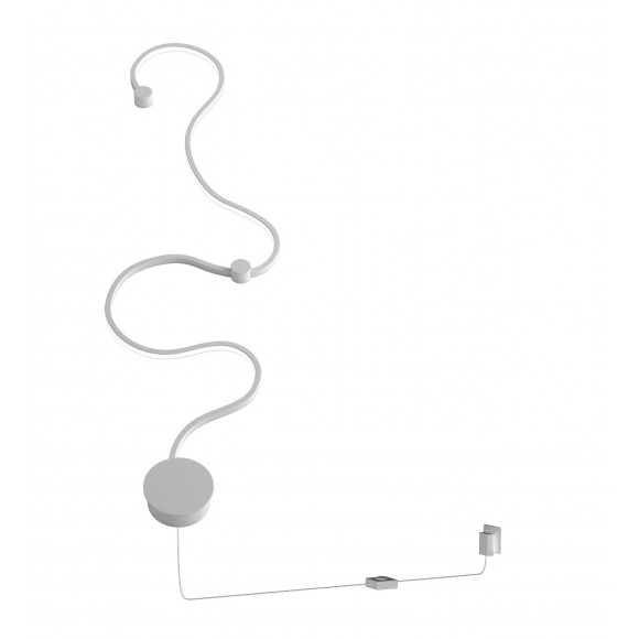 Immax Neo 07081L-B LED Decken- und Wandleuchte 1x35W Caravana | 2700-6500K - Fernbedienung, dimmbar, mit Steckdose