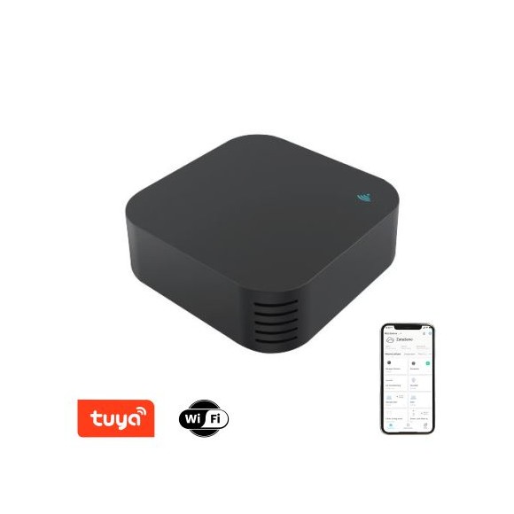 Immax NEO LITE 07730L IR Controller mit intelligenten Temperatur- und Feuchtigkeitssensoren, Wifi - schwarz