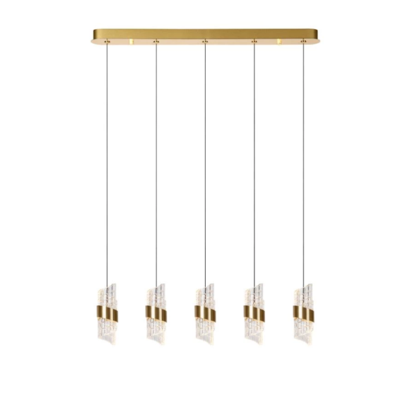 Lucide L134963502 LED Pendelleuchte KLIGANDE | 5x7,8W integrierte LED-Quelle | 5x620lm | 2700K