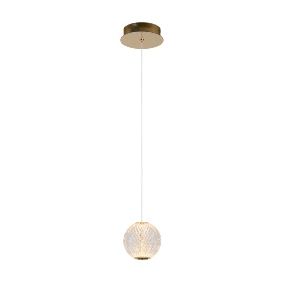 Lucide L134990460 LED Pendelleuchte CINTRA | 5,7W integrierte LED-Quelle | 295lm | 2700K