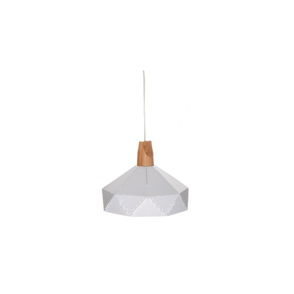 LEDKO Hängeleuchte Metall E27 60W - grau