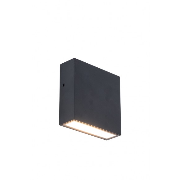 Lutec 5104002012 LED-Außenwandleuchte Gemini Xf 1x9,5W | 750lm | 3000 K | IP54 - schwarz