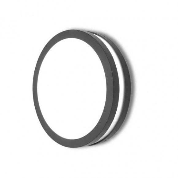 Lutec LT6336201118 Decken- oder Wandleuchte Titan 1x60W | E27 | IP54 - dunkelgrau