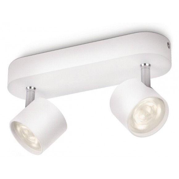 Philips 56242/31/16 LED Decken- und Spotleuchte 2x3W Star | 2700K