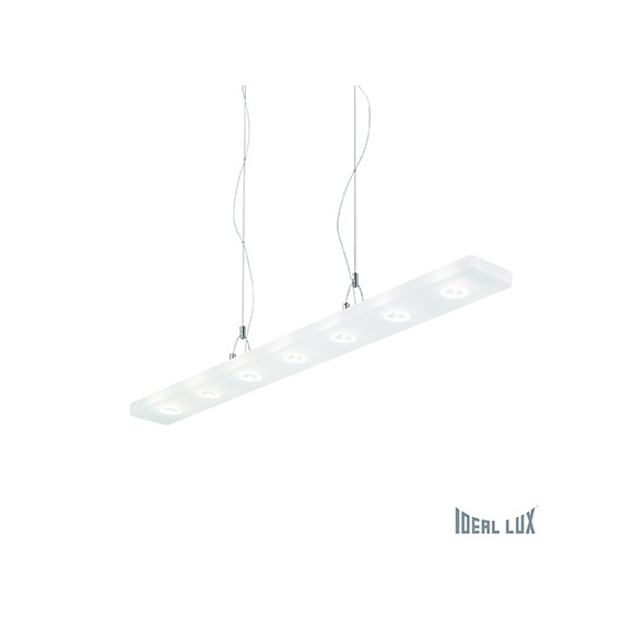 Ideal Lux LED Hängeleuchte - Kronleuchter Lylia SP7 LED 7x3W - weiß
