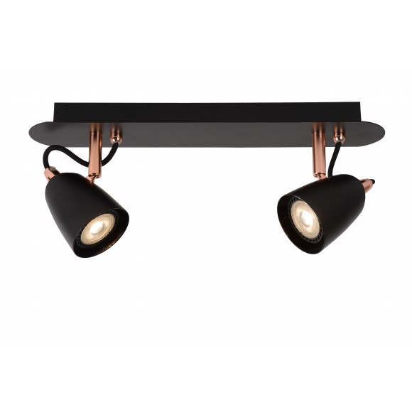 Lucide 26956/10/17 LED Decken- und Spotleuchte Ride 2x5W | GU10 | 3000K
