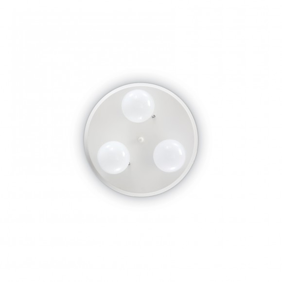 Ideal Lux Deckenleuchte Globo PL3 3x60W E27- weiß