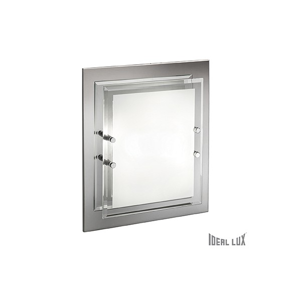Ideal Lux Wandleuchte ALASKA 2X60W E27 - grau