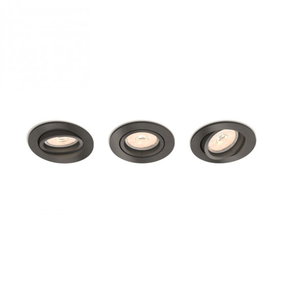 Philips 50393/99/PN Spotleuchte Donegal 3x5,5W | GU10 - Dreierpack
