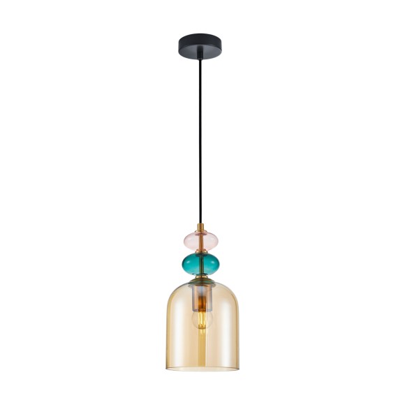 Italux PND-30263-1B-BRO-AMB Pendelleuchte Busco E27