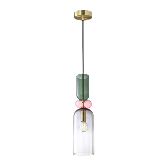 Italux PND-37462D-MC-GD Pendelleuchte Manso E14