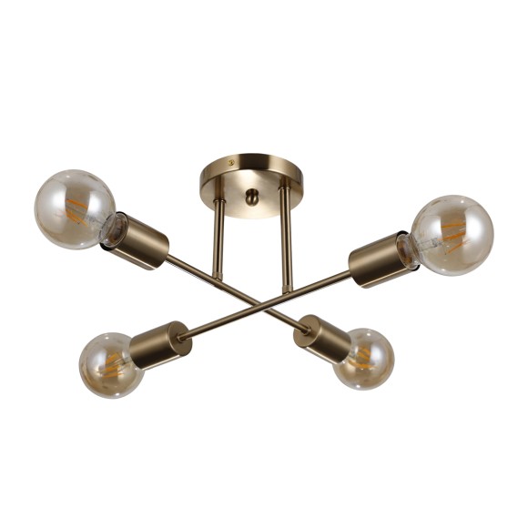 Italux PND-4052-4-HBR Deckenleuchte Formio | 4x40W E27