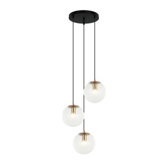 Italux PND-58867-3S-BK-BRO Pendelleuchte Sarpo E27