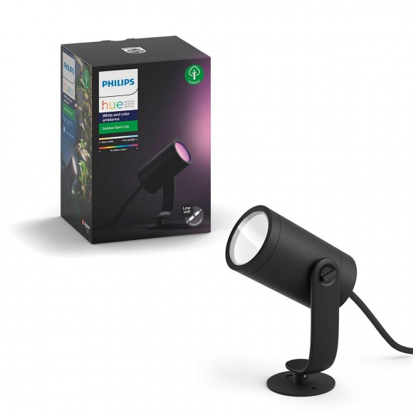 Philips Hue 17415/30/P7 LED Außen Spotleuchte 1x8W | 2200-6500K | RGB | IP44 - White and Color Ambiance