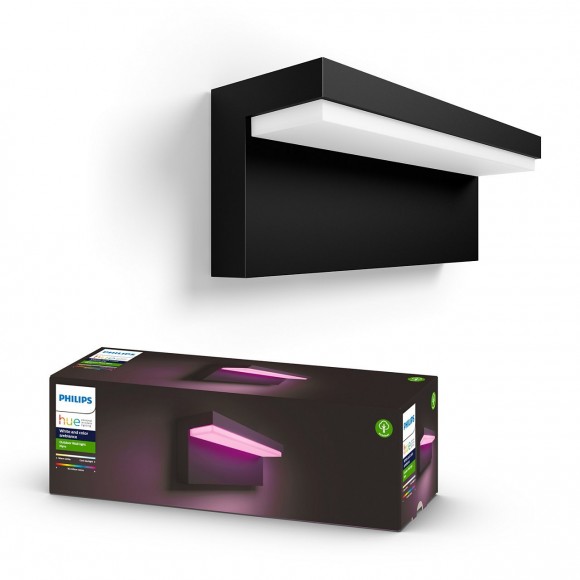 Philips Hue 17456/30/P7 LED Außenwandleuchte Nyro 1x13,5W | RGB - White and Color Ambiance