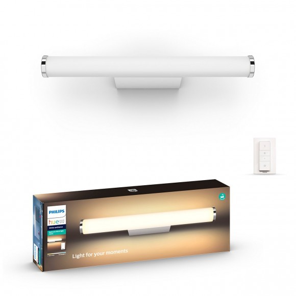 Philips Hue 34028/31/P7 Wandleuchte Badleuchte Adore 1x13W | 2200-6500K | IP44 - Bluetooth, White Ambiance