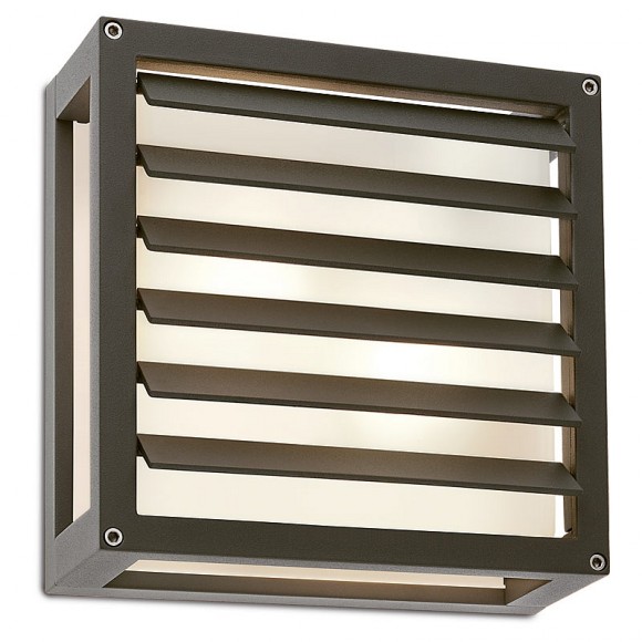 Redo 9894 BRICK GLASS Wandleuchte E27 2 x 42W IP54