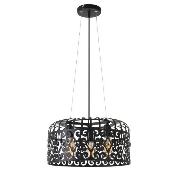 Rabalux 2158 Alessandra Hängelampe schwarz E27 3x60W