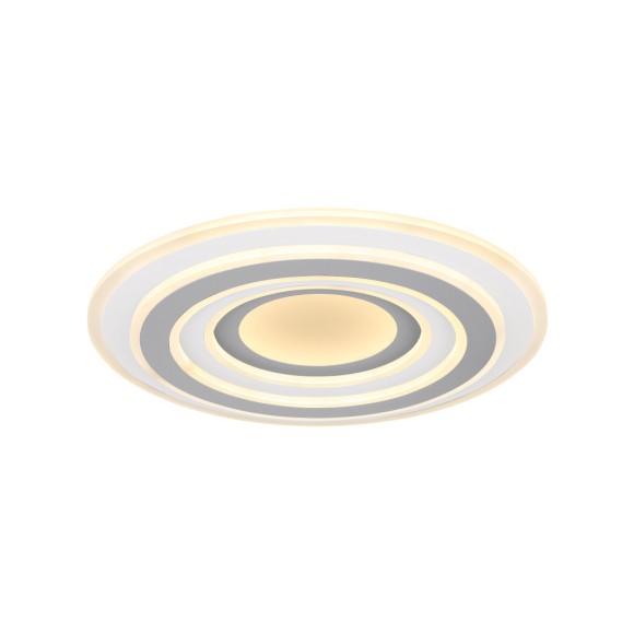 Globo 48011-46 LED Deckenleuchte Sabatino 1x46W | 3200lm | 3000-6000K - Fernbedienung, dimmbar, Nachtmodus, Memory-Funktion, blass, grau, weiß