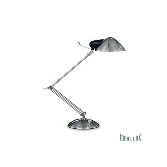 Ideal Lux Tischlampe M 1x60W E27 - Nickel