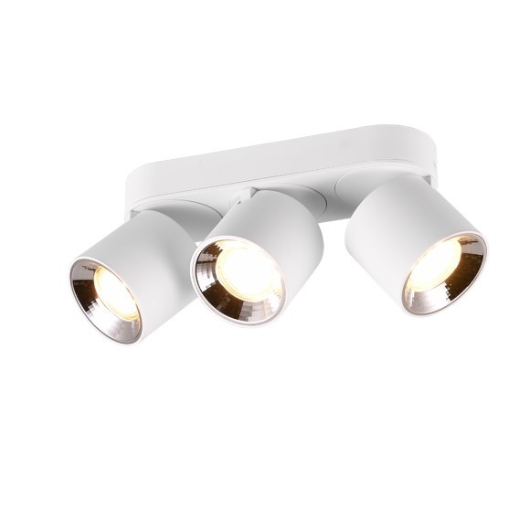 Trio 651000331 Deckenstrahler Guayana 3x10W | GU10 | IP20 - mattweiß