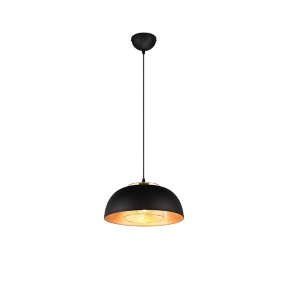 Trio R30811932 Pendelleuchte Punch 1x40W | E27 - höhenverstellbar, schwarz