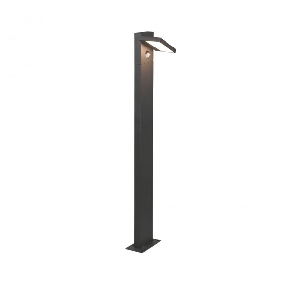 Trio 426369142 LED Sockelleuchte mit Bewegungssensor Horton 1x8w | 1000lm | 3000k | IP54 - einstellbar, Anthrazit