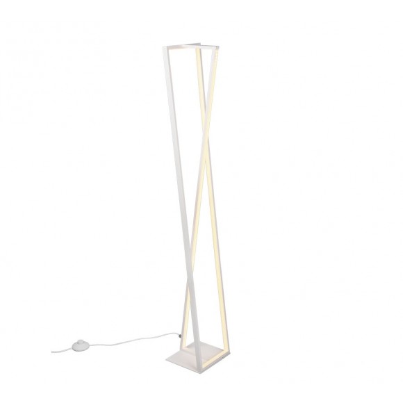 Trio 426810131 LED-Stehleuchtenkante 1x26W | 2950lm | 2300 + 3000 + 4000K - Fußschalter, dimmbar, weiß