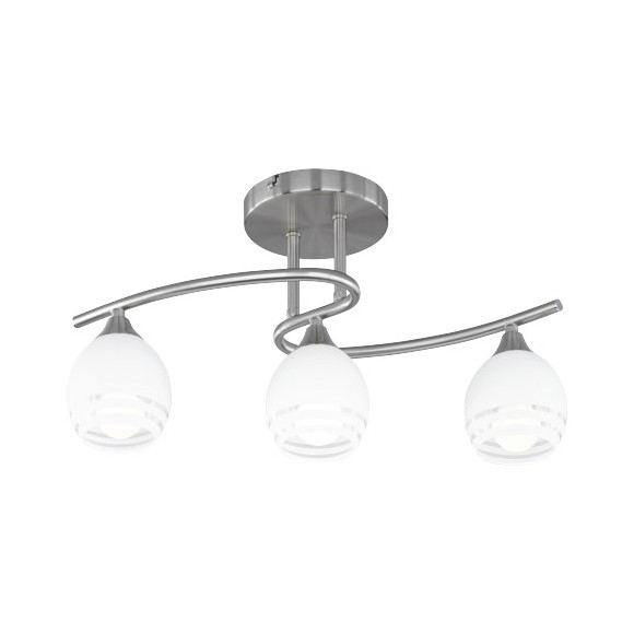 TRIO 605600307 Curva Deckenleuchte E14 3x40W