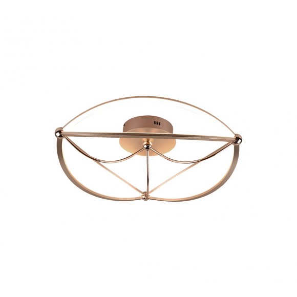 TRIO 621290108 LED Leuchte Charivari 1x42W | 5100lm | 3000K | IP20 - dimmbar - 3 Phasen, Messing