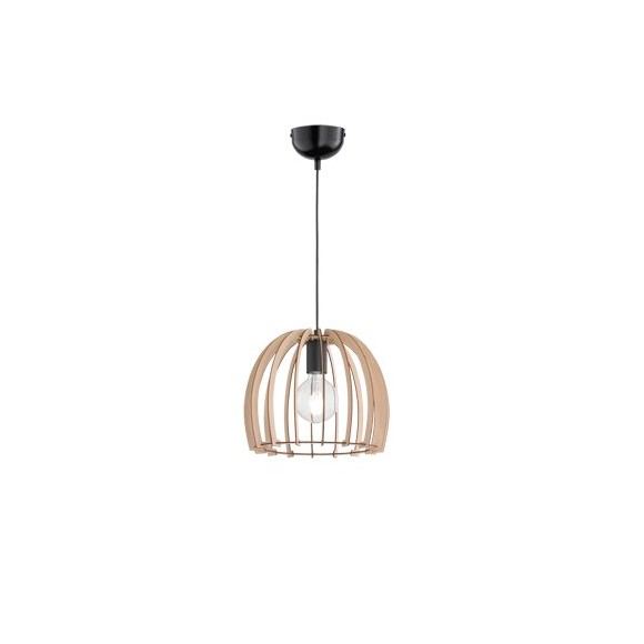 TRIO R30253030 Wood Hängeleuchte E27 1x60W