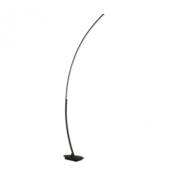 TRIO R42791132 LED Stehleuchte Solo 1x11W | 1100L | 3000K | IP20 - Fußschalter, schwarz