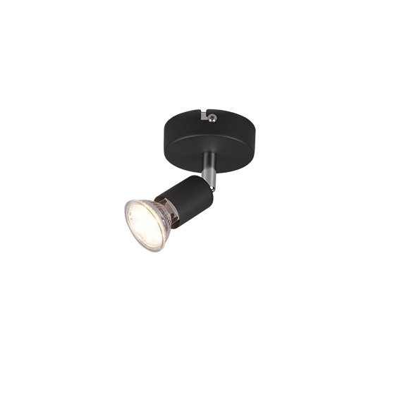 Trio R80911032 Wand- oder Spotleuchte Paris 1x35w | Gu10 - schwarz