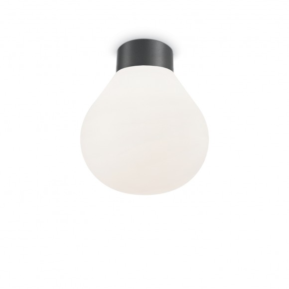 Ideal Lux 149875 Außen Deckenleuchte Clio 1x60W| E27 | IP44 - anthrazit