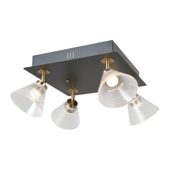 Italux WL-34393-4S-BK-HBR LED Wandleuchte Orella | 16W LED | 788lm | 3000K