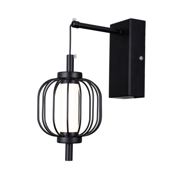 Italux WL-34405-1-BK LED Wandleuchte Pedro | 4W LED | 267lm | 3000K
