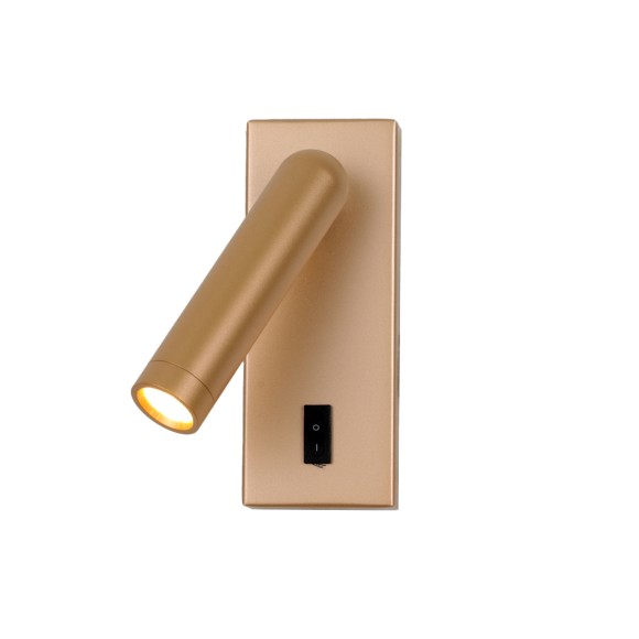 Italux WL-46376-1-GD LED Spot-Wandleuchte Nova | 3W LED | 153lm | 3000K