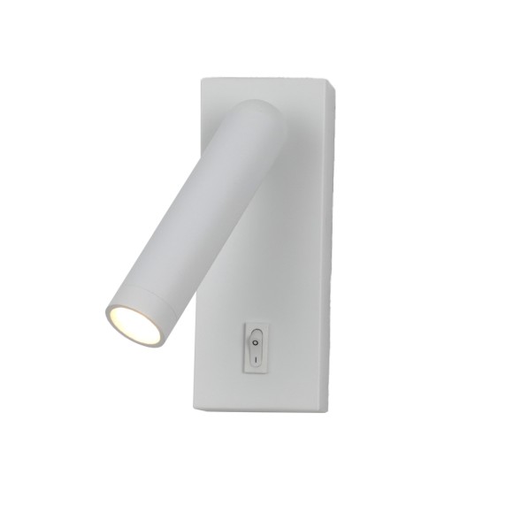 Italux WL-46376-1-WH LED Spot-Wandleuchte Nova | 3W LED | 153lm | 3000K