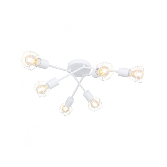 Globo 54802W-6 Deckeneinbauleuchte Xara 6x40W | E14 - weiß