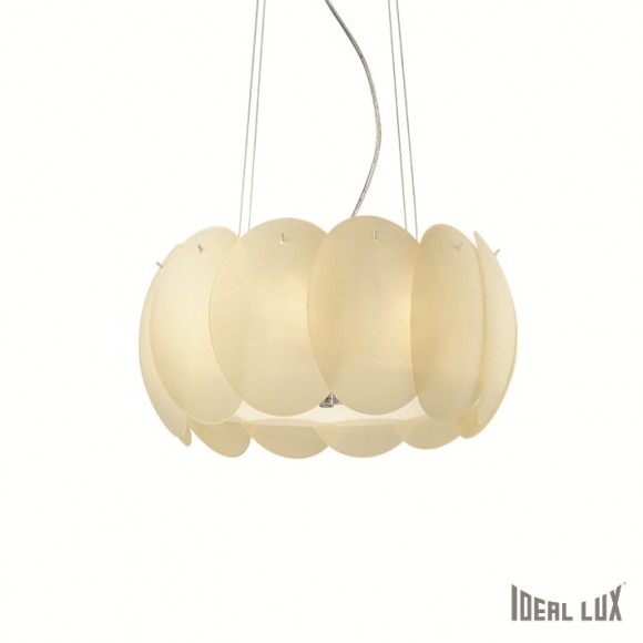 Ideal Lux Hängeleuchte Ovalino Ambra SP5 5x60W E27 - modern